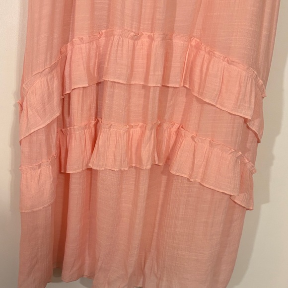 Elegant J Gee Pink/ peach Sleeveless Dress - Picture 2 of 7